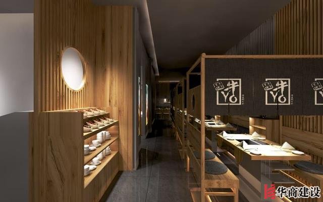 廣州170平日料店裝修，設(shè)計(jì)后實(shí)用餐位達(dá)到56位