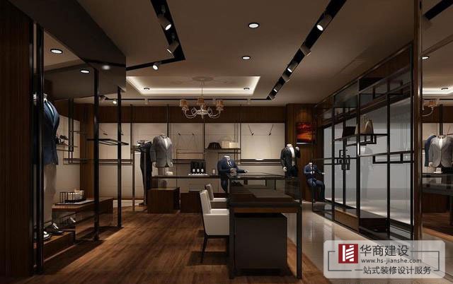 廣州市高端男裝店裝修設(shè)計(jì)|華商理念